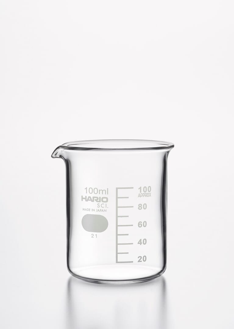 HARIO SCI. graduated borosilicate glass beaker with spout