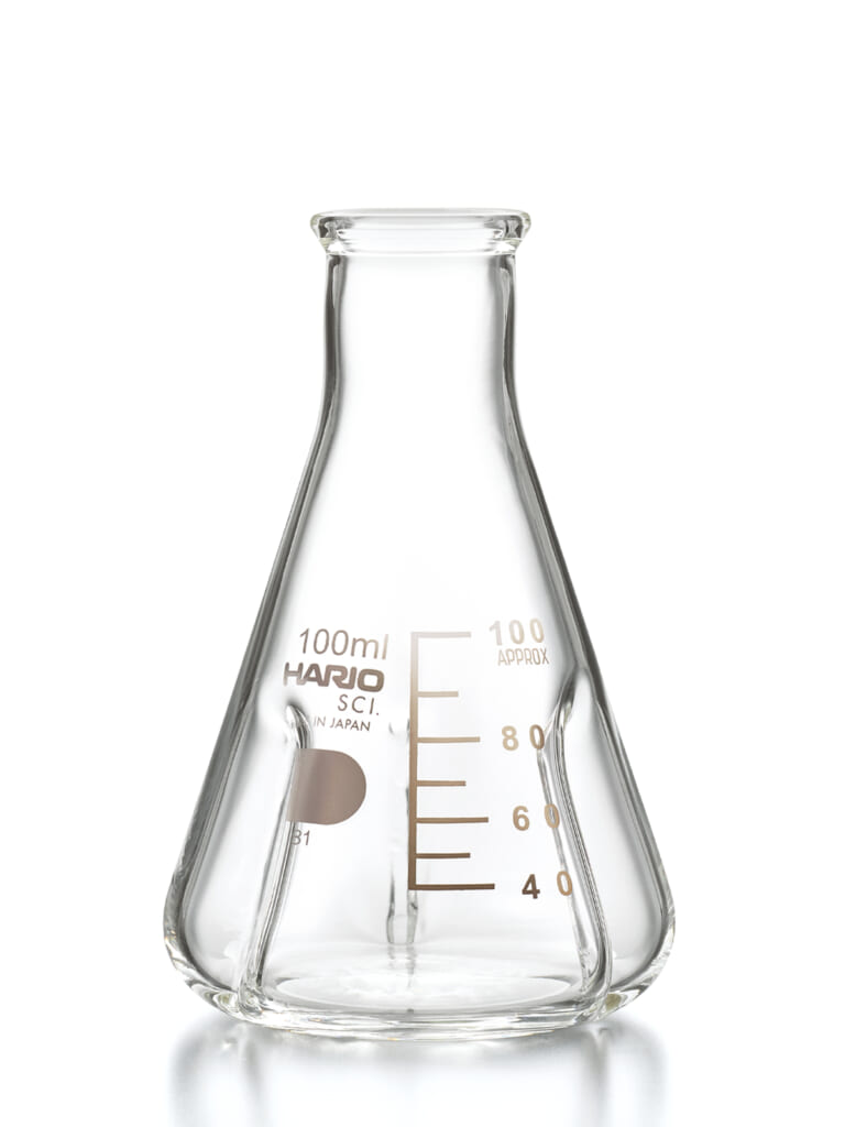 Baffled Erlenmeyer flask for shaking culture