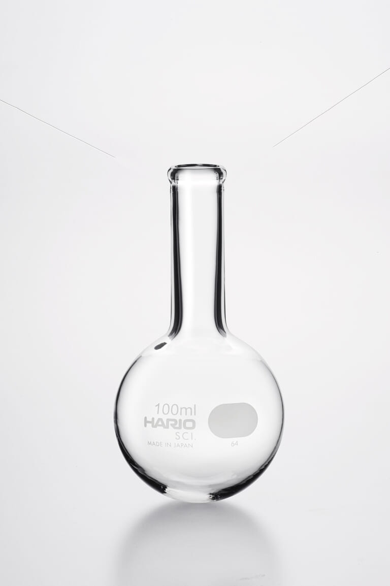 Round-bottom flask in borosilicate glass