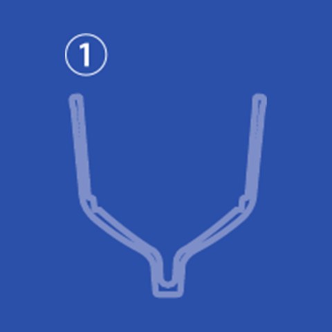 Buchner funnel blank outline
