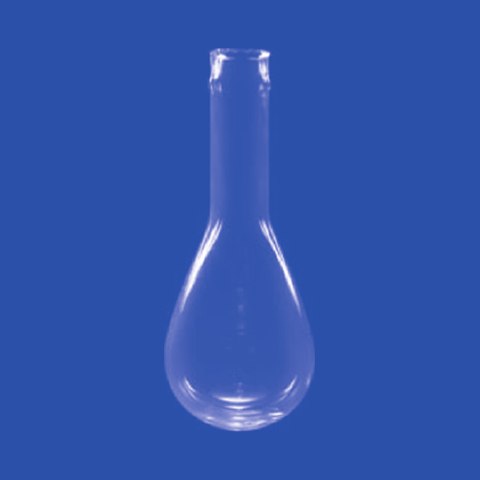 Pear-shaped flask blank, heavy wall