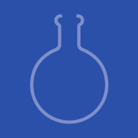 Round-bottom flask blank outline