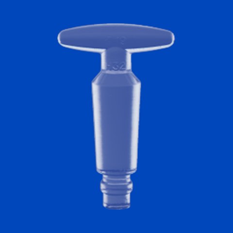 Solid stopcock plug blank