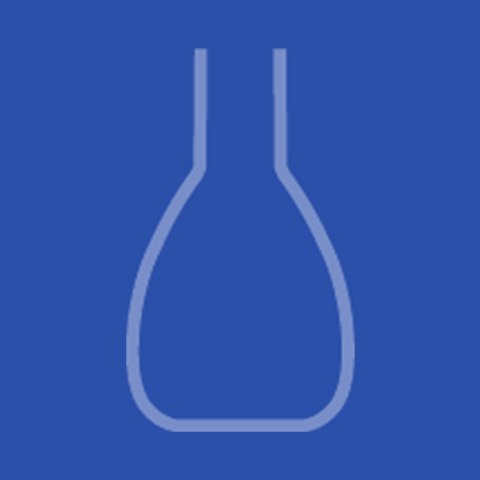 Filtering flask blank outline