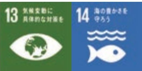 SDGs 目標13 気候変動に具体的な対策を / 目標14 海の豊かさを守ろう